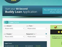 Buddy Loans homepage