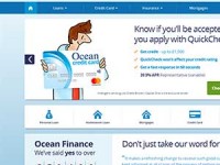 Ocean Finance homepage