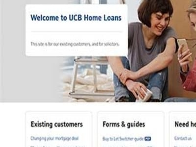 UCB Homeloans homepage