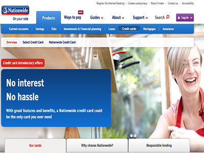 Nationwide homepage