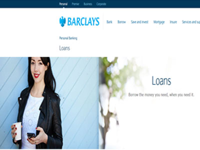 Barclays homepage