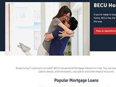 BECU homepage