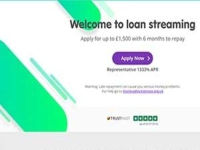 Lending Stream homepage