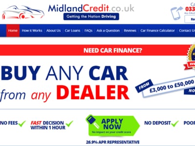 Midland Credit homepage