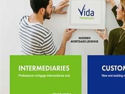 Vida Homeloans homepage