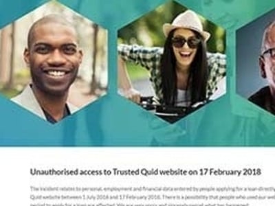 Trusted Quid homepage