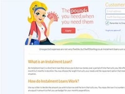 Swift Sterling homepage