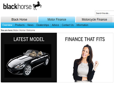 Black Horse homepage