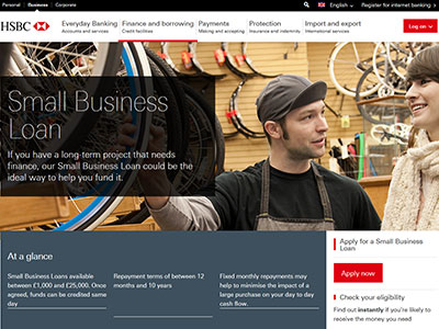 HSBC homepage