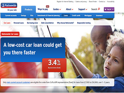 Nationwide homepage