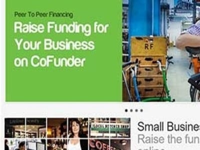 CoFunder homepage