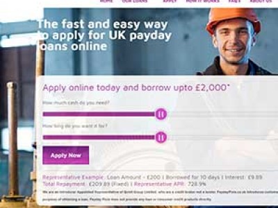 Payday Pixie, Payday loans