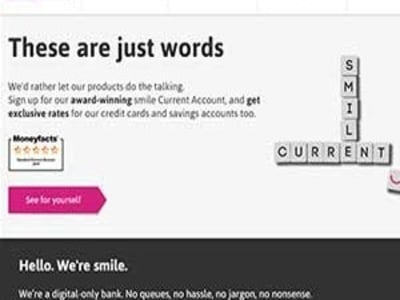 Smile homepage